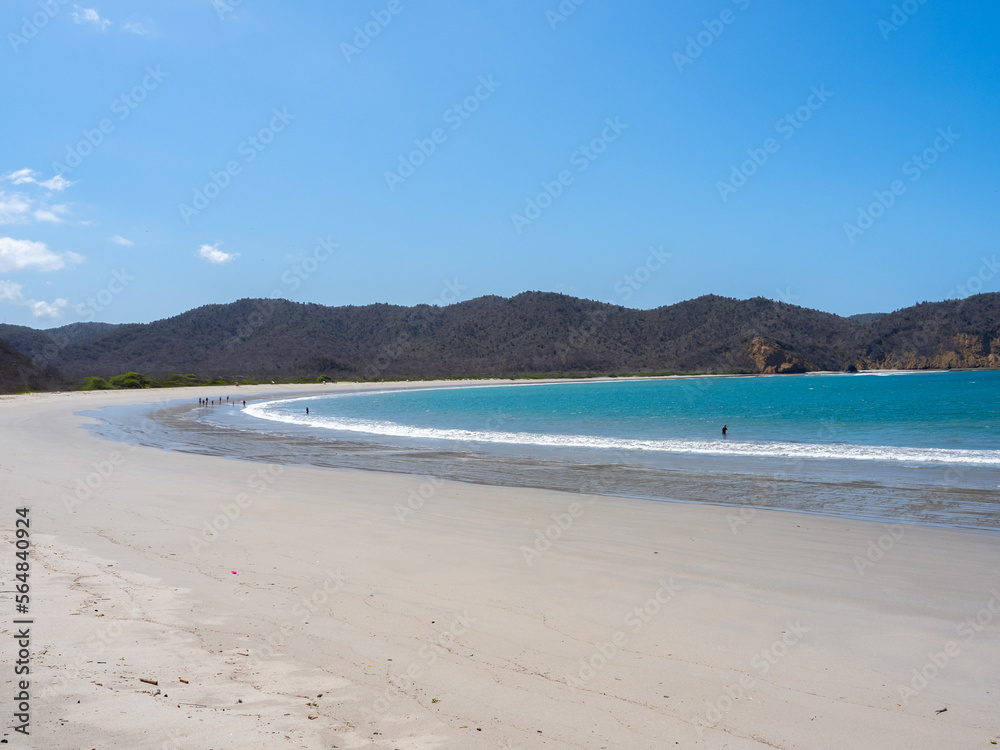 Los Frailes beach in Machalilla National Park, Ecuador Los Frailes beach in Machalilla National Park, Ecuador