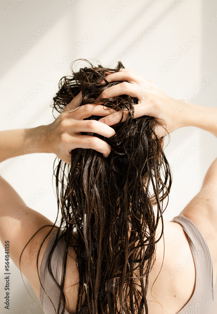Using hair mask at home Using hair mask at home