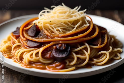 spaghetti with meatballs