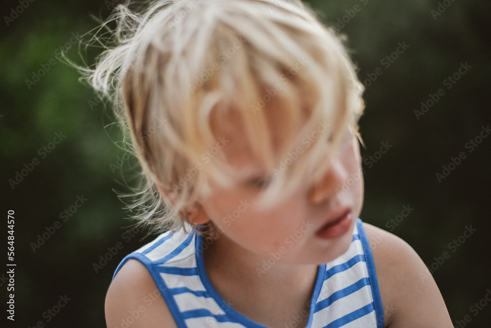 A funny blond kid A funny blond kid