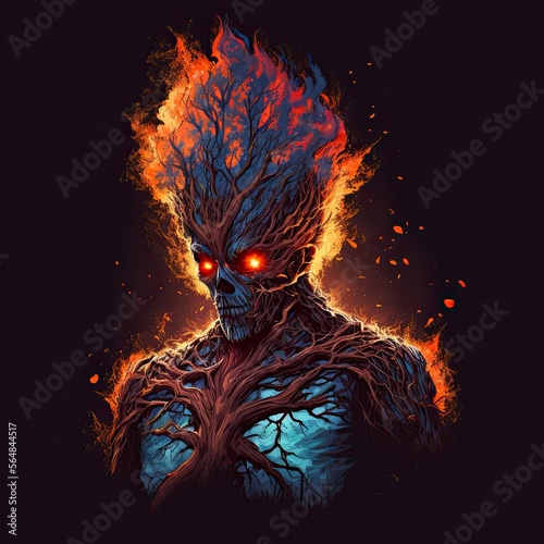 Flaming Tree Ghost © sam