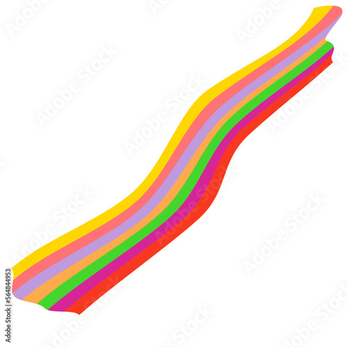 The Rainbow Ribbon Design