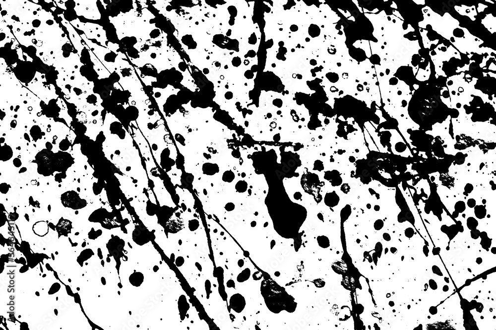 black and white texture background, color paint splash