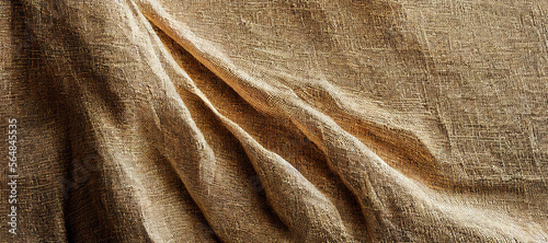 cream wavy rough cloth texture background with Generative AI Technology