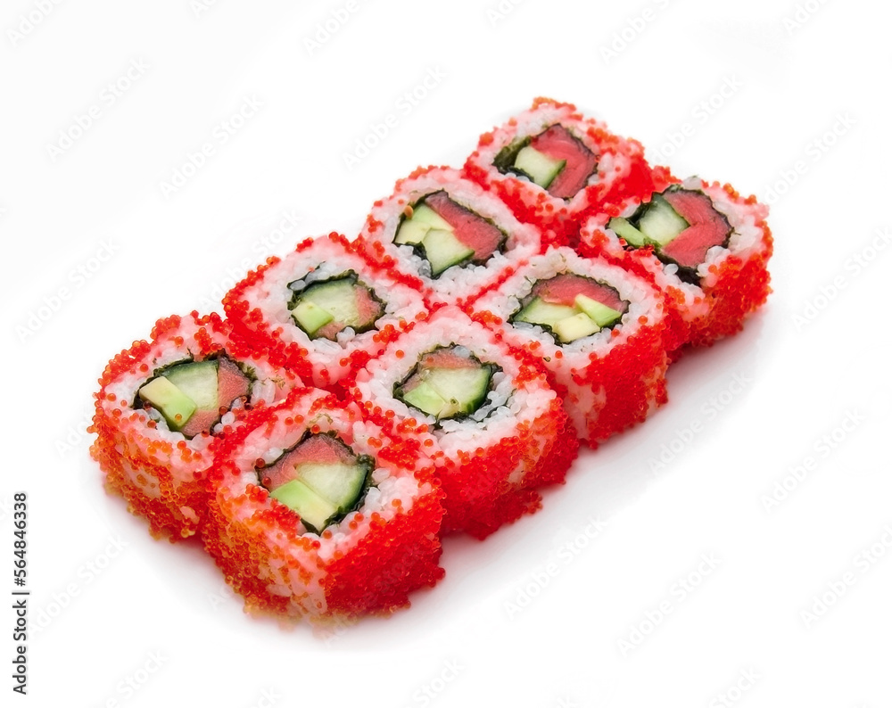 sushi roll isolated sushi roll isolated