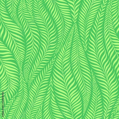 Luxury seamless pattern with palm leaves. Modern stylish floral background.