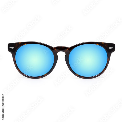 sunglasses on white background, product concept