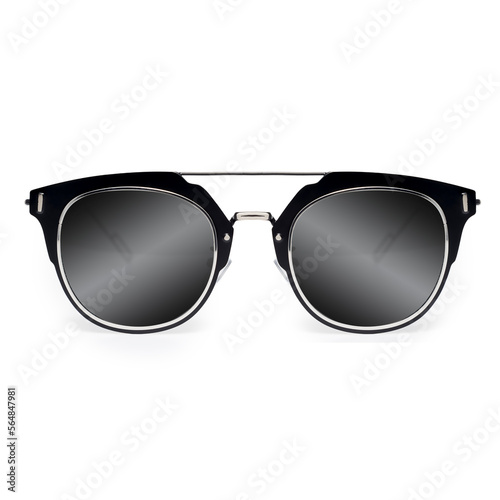 sunglasses on white background, product concept