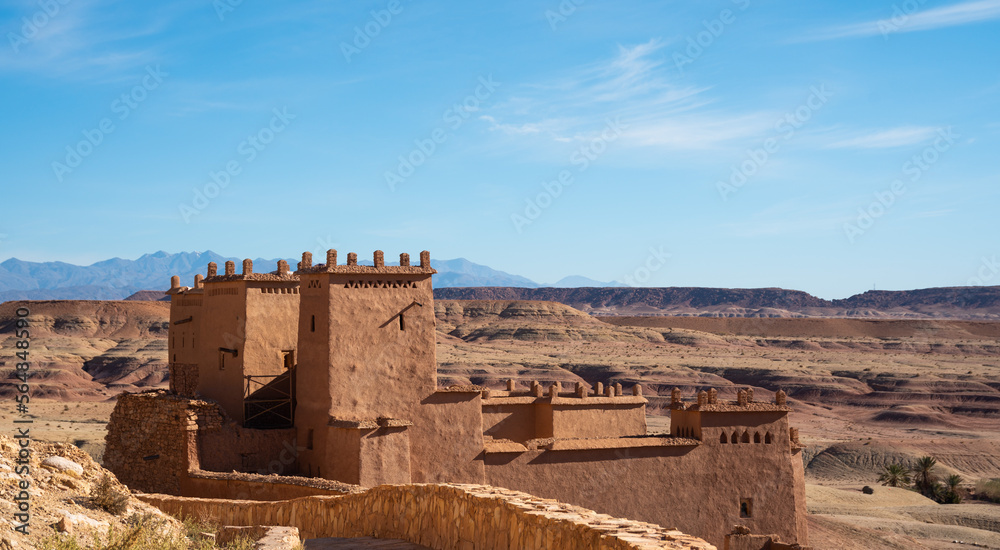 Beatiful view of Ksar in Ait Benhaddou, Morocco. Beatiful view of Ksar in Ait Benhaddou, Morocco.
