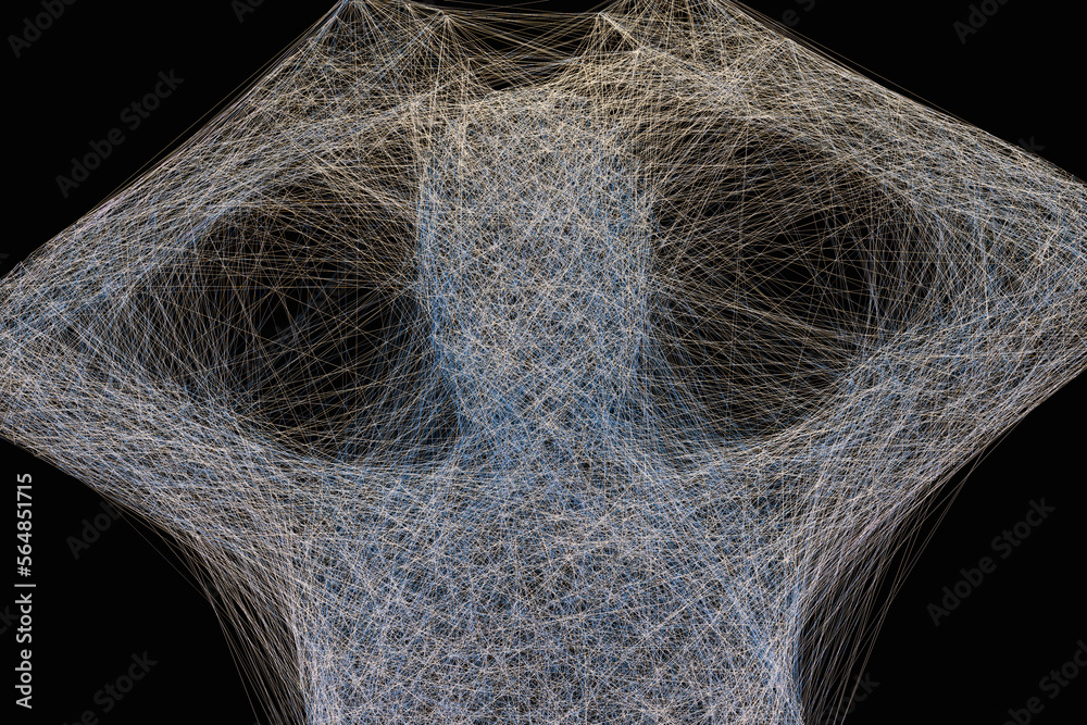 © Sky-Blue Creative/Stocksy - Abstract man made of wires © Sky-Blue Creative/Stocksy - Abstract man made of wires