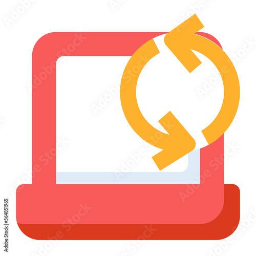 Refresh flat icon