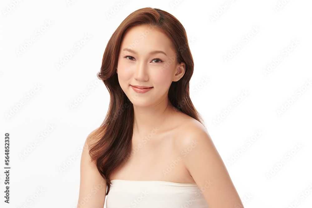 Beautiful young asian woman with clean fresh skin on white background, Face care, Facial treatment, Cosmetology, beauty and spa, Asian women portrait. Beautiful young asian woman with clean fresh skin on white background, Face care, Facial treatment, Cosmetology, beauty and spa, Asian women portrait.