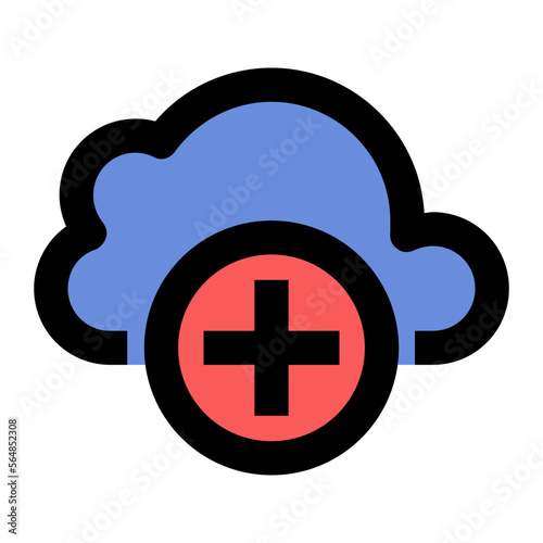 Cloud Filled flat icon