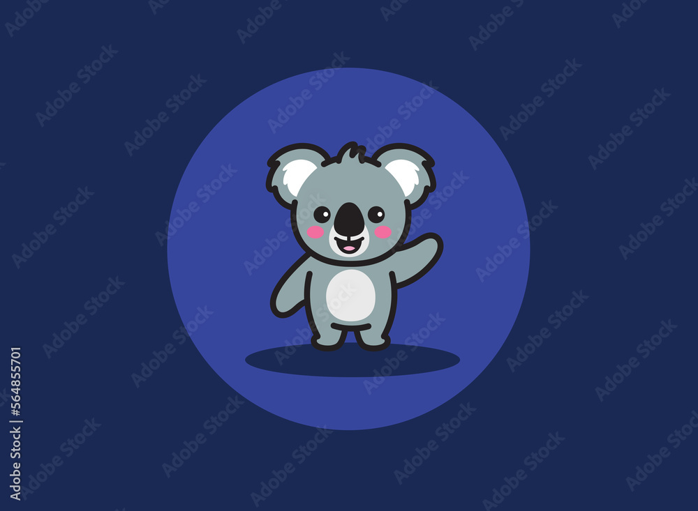 Fototapeta premium Cute koala illustration