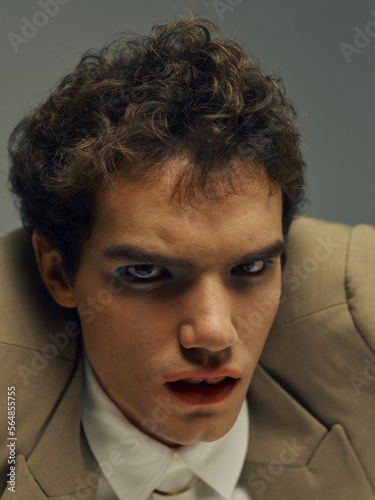Menacing man