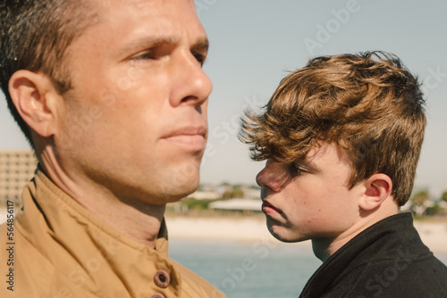 Father and Son Portrait photo