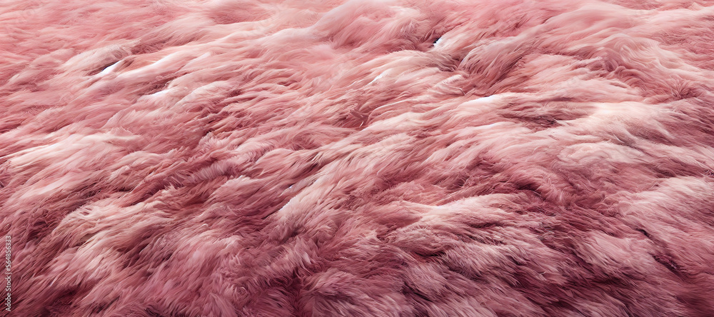 Fototapeta premium pink color fleece texture background with Generative AI Technology