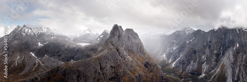 Romsdalshornet Trollveggen Romsdalen valley Norway photo