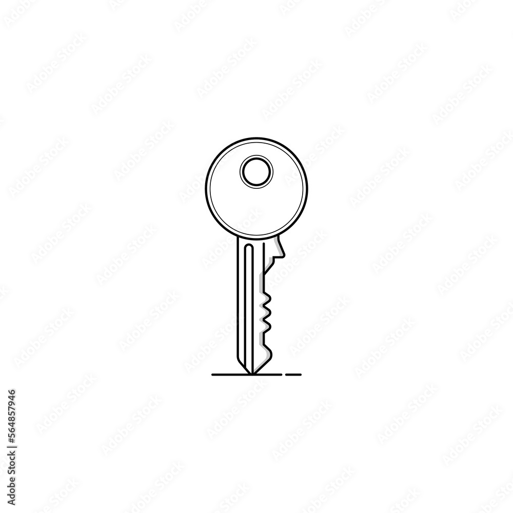 Key icon vector graphics