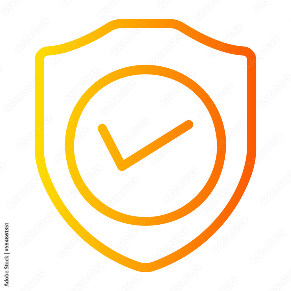 shield gradient icon shield gradient icon