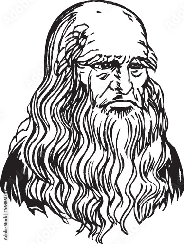 レオナルド・ダ・ヴィンチの肖像　Leonardo da Vinci