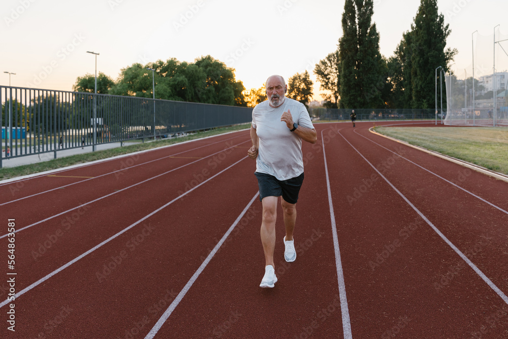 Cardio Training On A Running Track Cardio Training On A Running Track