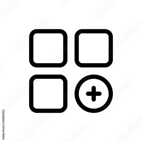 open menu line icon