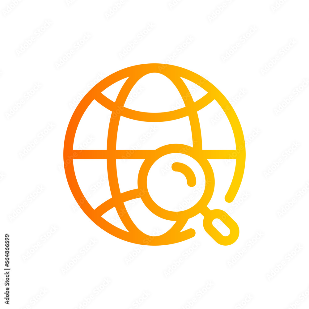 globe gradient icon