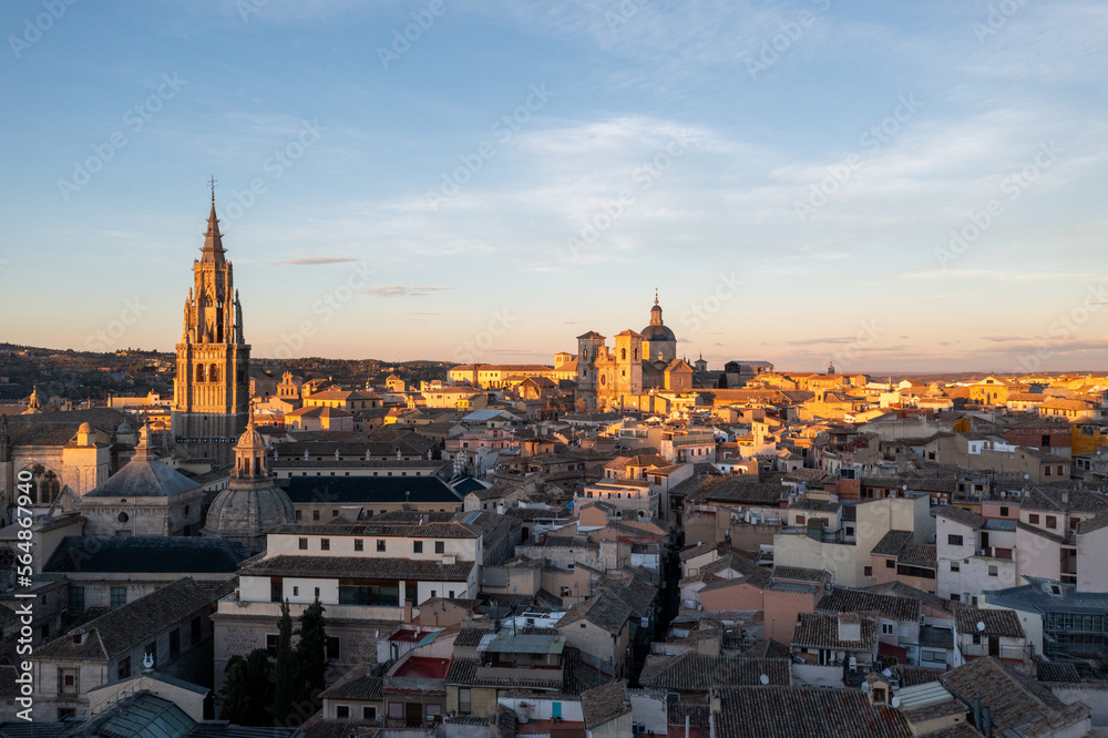 Naklejka premium The Primate Cathedral of Saint Mary - Toledo, Spain