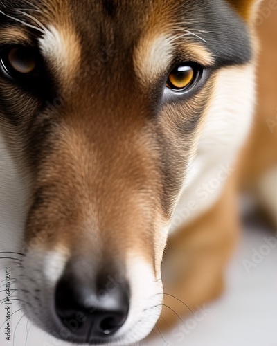 Close up of a dog, Made with Generative AI © Senze Media