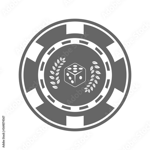 Gambling icon logo design