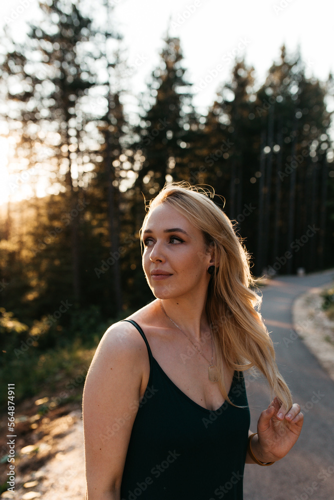 Portrait of young astonishing woman Portrait of young astonishing woman