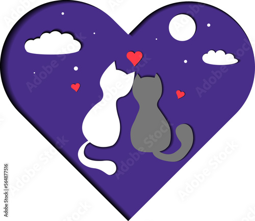 in love with cats
