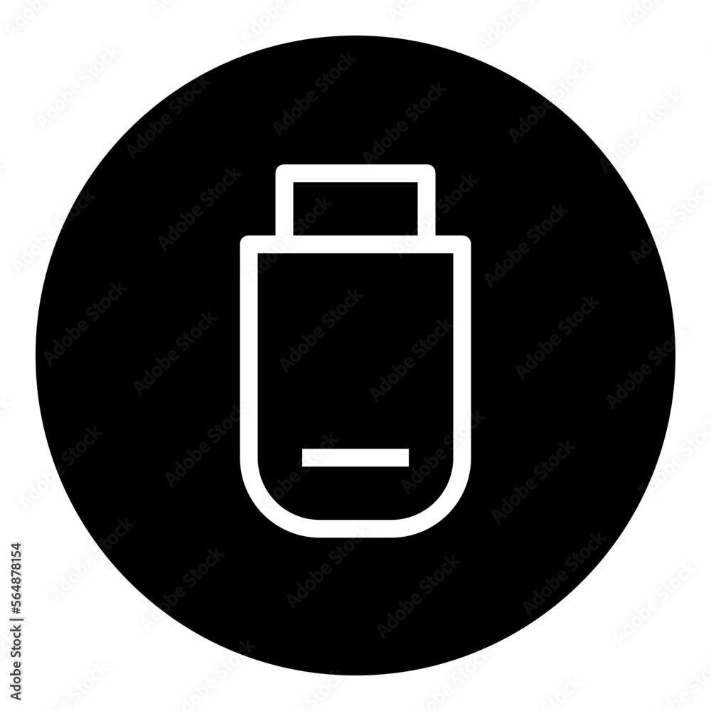 Drive Circular glyph icon Drive Circular glyph icon