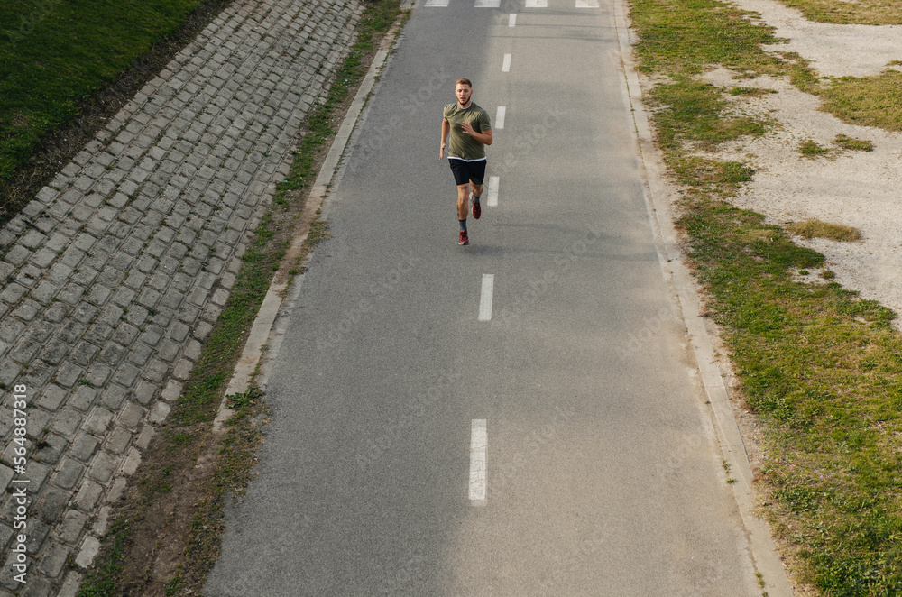 man jogging man jogging