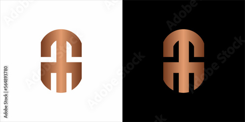 the beautiful  infinity monogram in incredibly luxury and classy style, elegant circular  logo template for a high-end brand personality