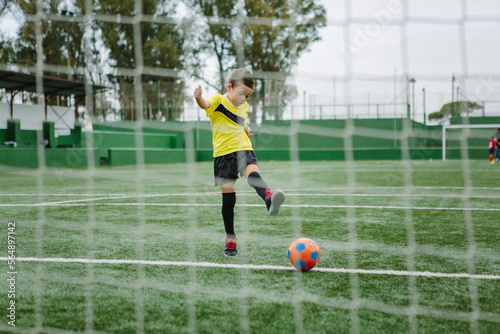 Goal kick photo