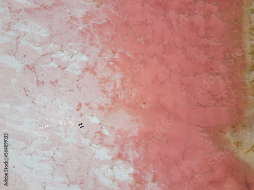 Hutt Lagoon in Summer, Pink Lake - Port Gregory, Western Australia