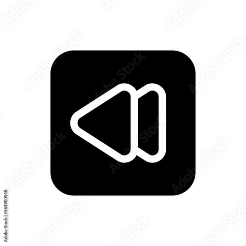 backward glyph icon