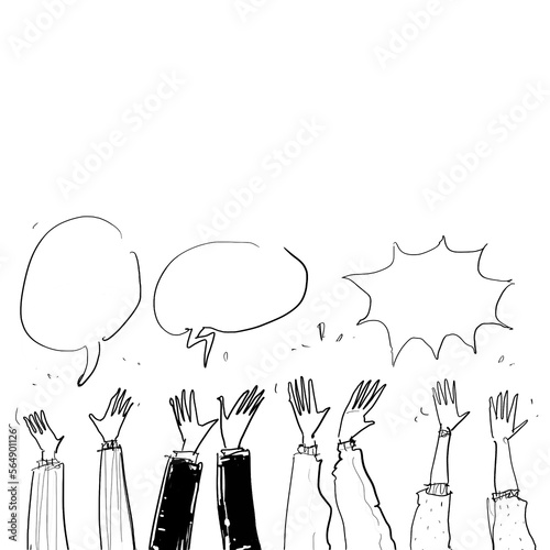 applause hand drawn
