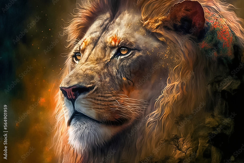 Lion of the Tribe of Judah Stock Illustration Adobe Stock