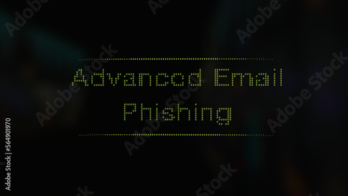 Cyber attack Advanced Email Phishing vunerability in text ascii art style, ASCII text.