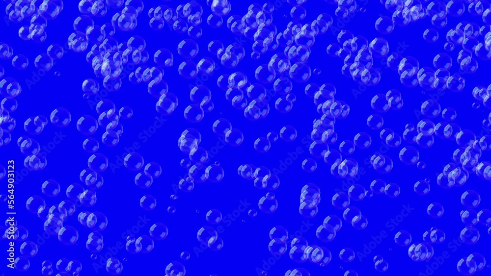 3D bubbles constantly rise up on blue background. Abstract festive background for advertising, congratulations, text, Mother day, Valentine, Christmas, Birthday. 3D animation. 3D bubbles constantly rise up on blue background. Abstract festive background for advertising, congratulations, text, Mother day, Valentine, Christmas, Birthday. 3D animation.