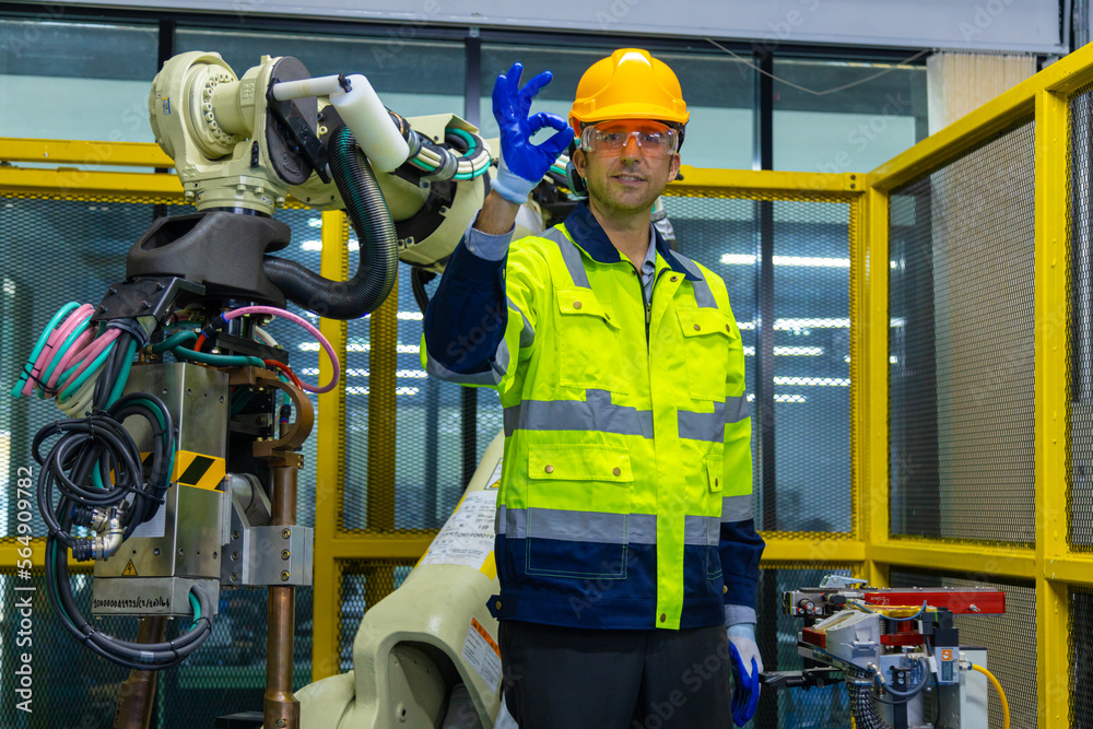 Robot engineers invent robots of the future that can replace humans. 