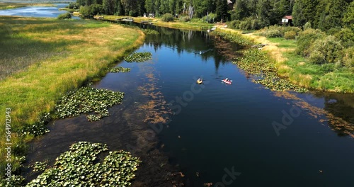 Kayaking the Upper Klamath Canoe Train in souther Oregon photo