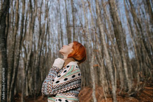 Girl In The Woods