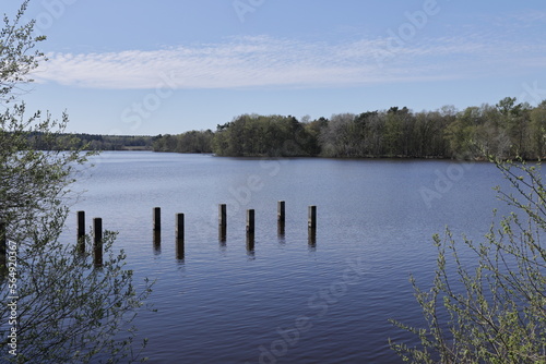 Blick auf die Thülsfelder Talsperre im Oldenburger Münsterland	 photo