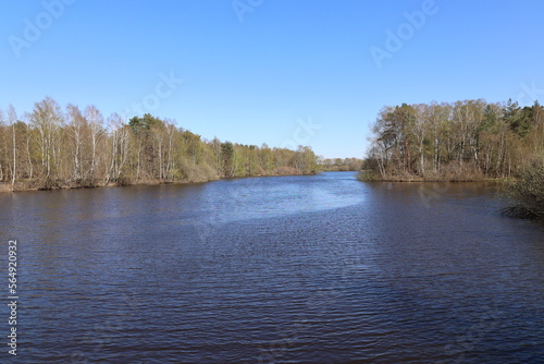 Fotomural Blick auf die Thülsfelder Talsperre im Oldenburger Münsterland