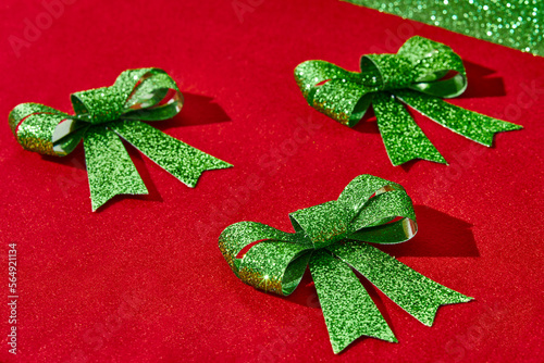 Shiny decorative bows
 photo