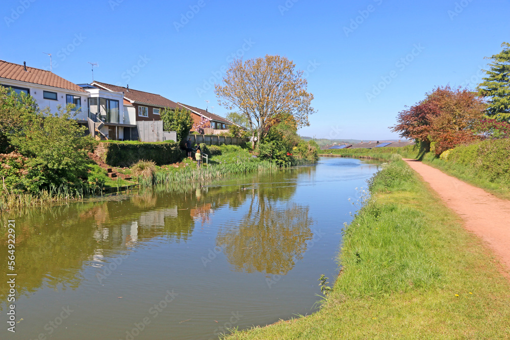 Great Western Canal at Tiverton , Devon Great Western Canal at Tiverton , Devon